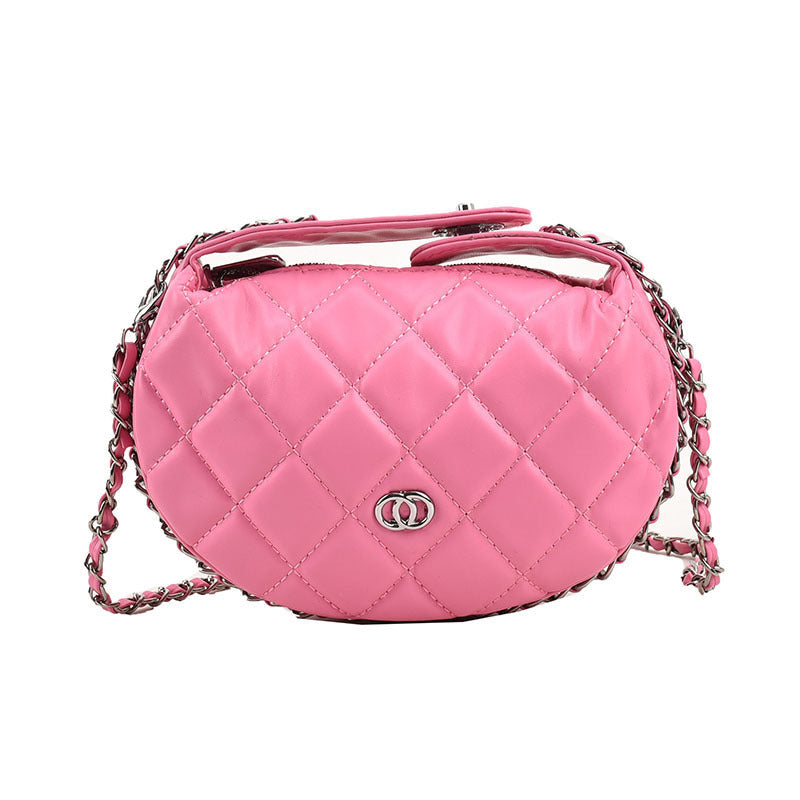 Rhombus Chain Shoulder Handbag
