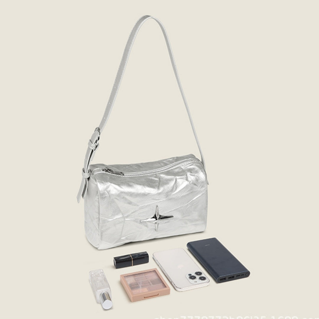 Pillow Bag Pleated All-match Shoulder Bag