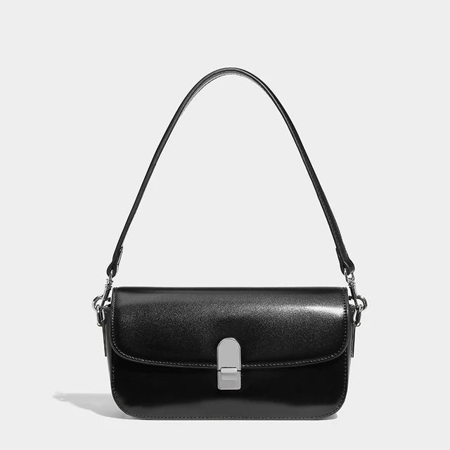 Fashion Women's Denim Shoulder Bag Blue Small Underarm Clutch Handbag Simple Stylish Flap Crossbody Purse