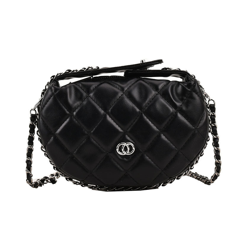 Rhombus Chain Shoulder Handbag