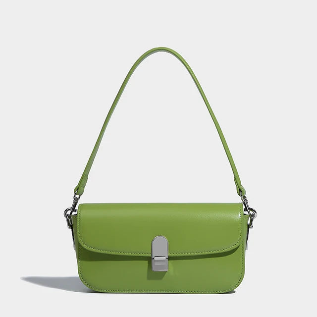 Fashion Women's Denim Shoulder Bag Blue Small Underarm Clutch Handbag Simple Stylish Flap Crossbody Purse