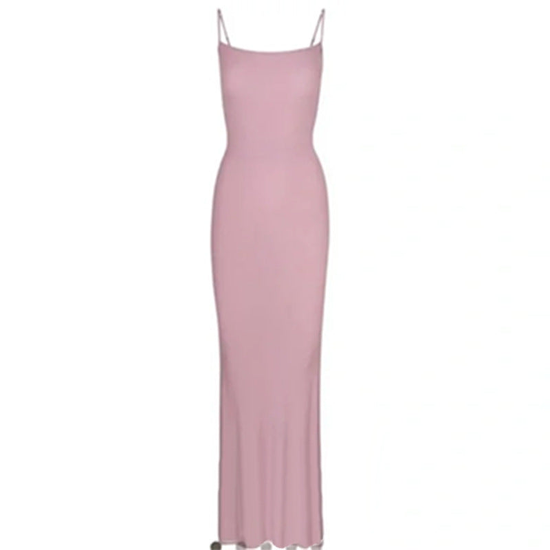 Skims Suspender Long Fishtail Skirt Sexy Dress