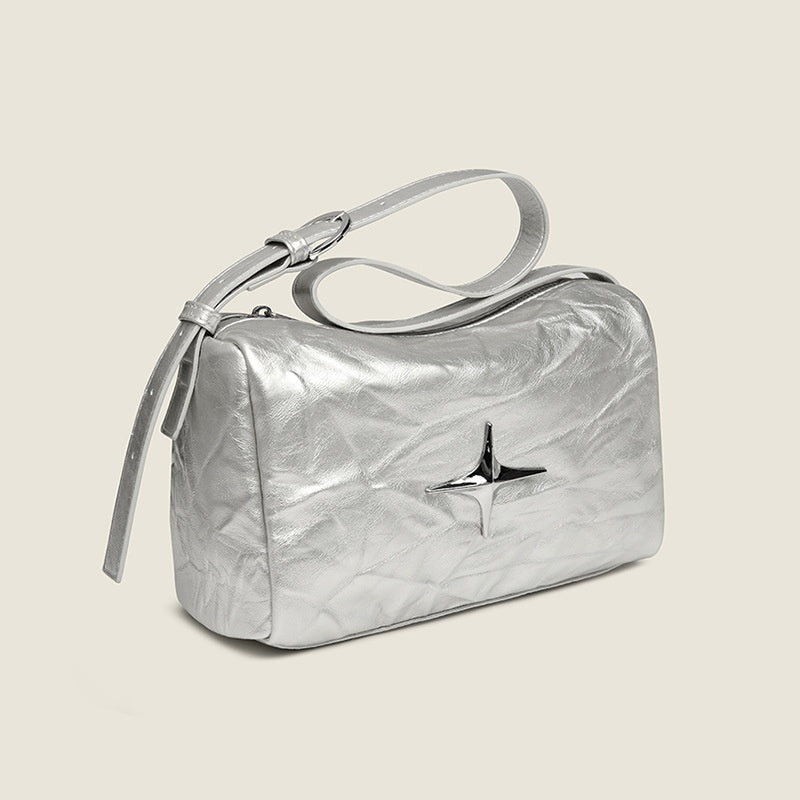 Pillow Bag Pleated All-match Shoulder Bag