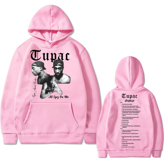 Rapper Tupac 2pac Hip Hop Hoodie Men and Women Oversized Hoodie