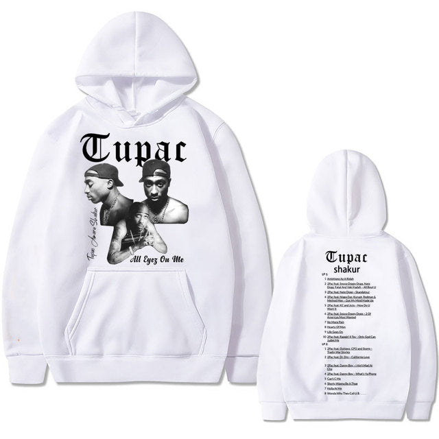 Rapper Tupac 2pac Hip Hop Hoodie Men and Women Oversized Hoodie