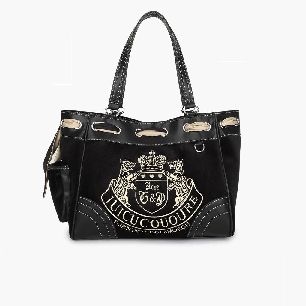 Velvet juicy couture shoulder bag