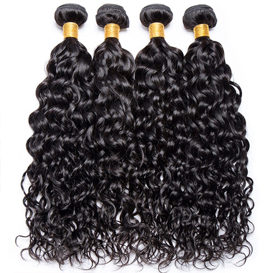 Water Wave Bundles Brazilian Human Hair Weave