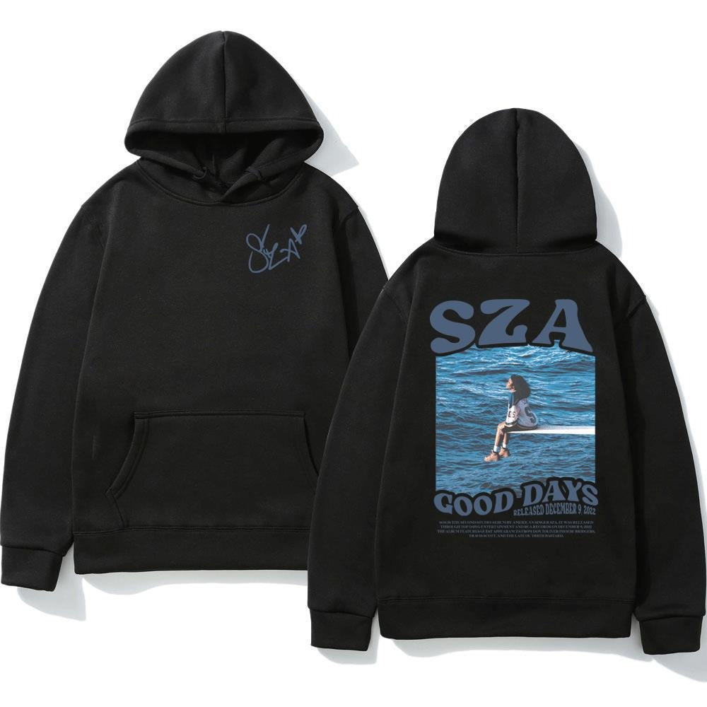 SZA Hoodie Printed Retro Hoodie