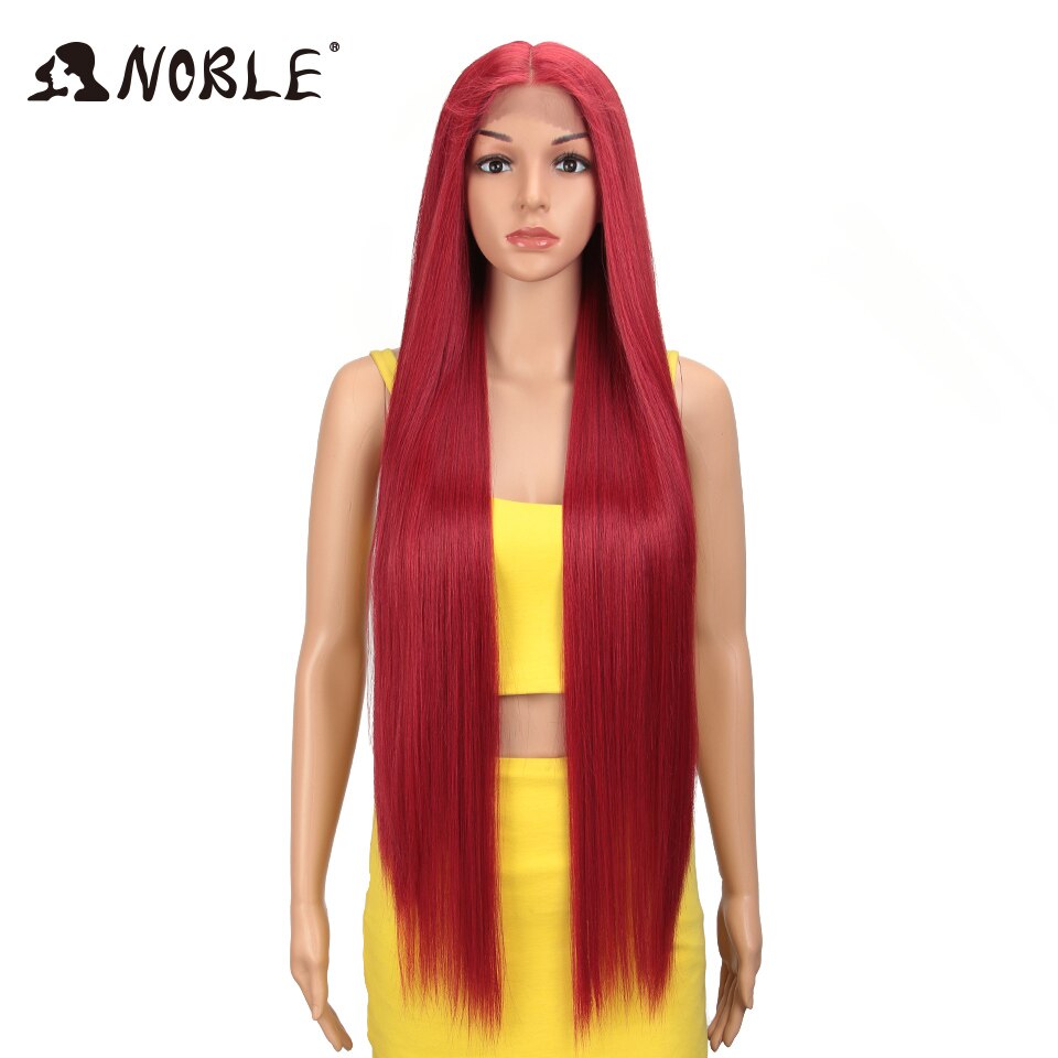 Long Straight Synthetic Lace Wig 38 Inch