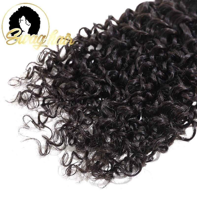 Brazilian Human Hair Bundles Full Thick Curls 8 - 28 Inches Hair Extensions