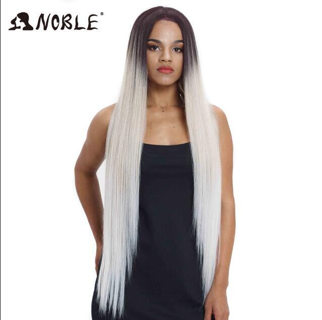 Long Straight Synthetic Lace Wig 38 Inch