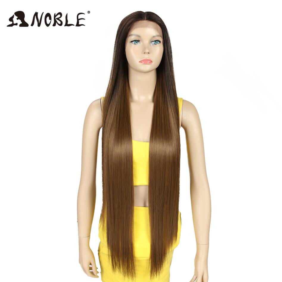 Long Straight Synthetic Lace Wig 38 Inch