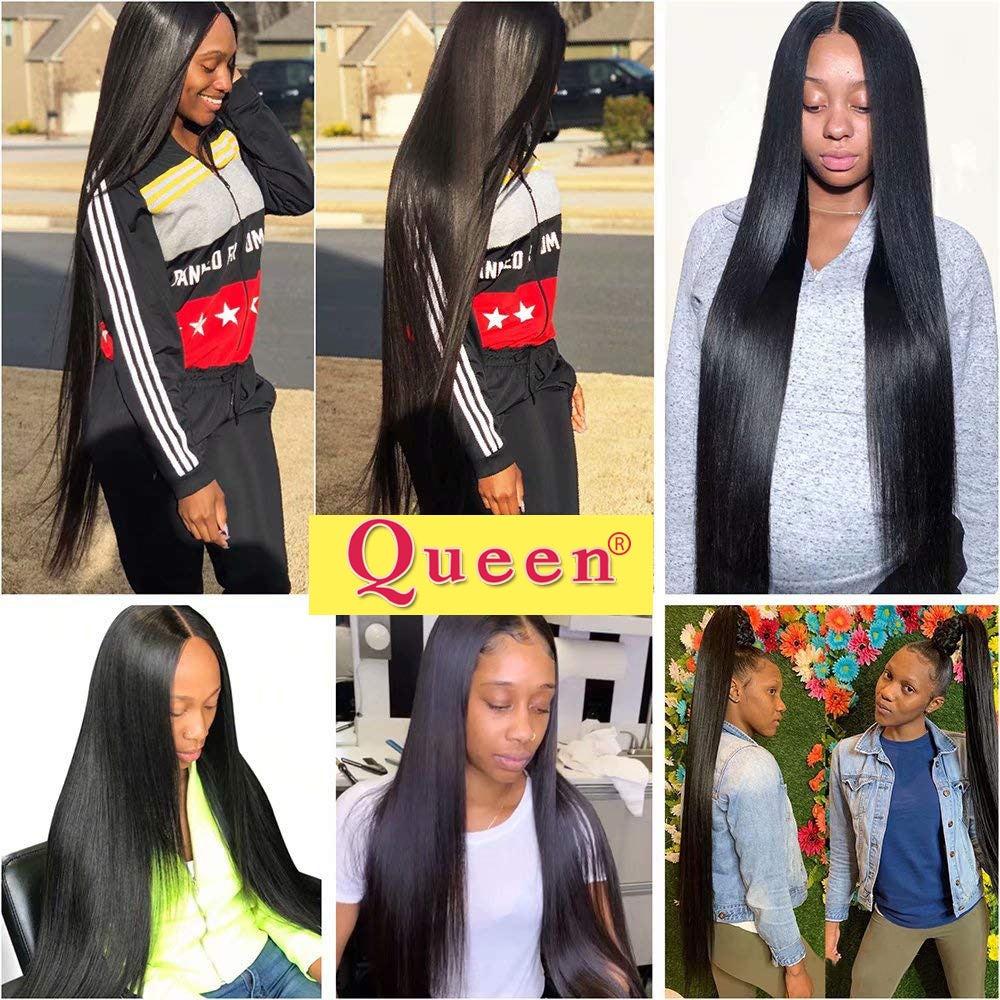 Long Straight Human Hair Bundles 30 32 40 Inchs