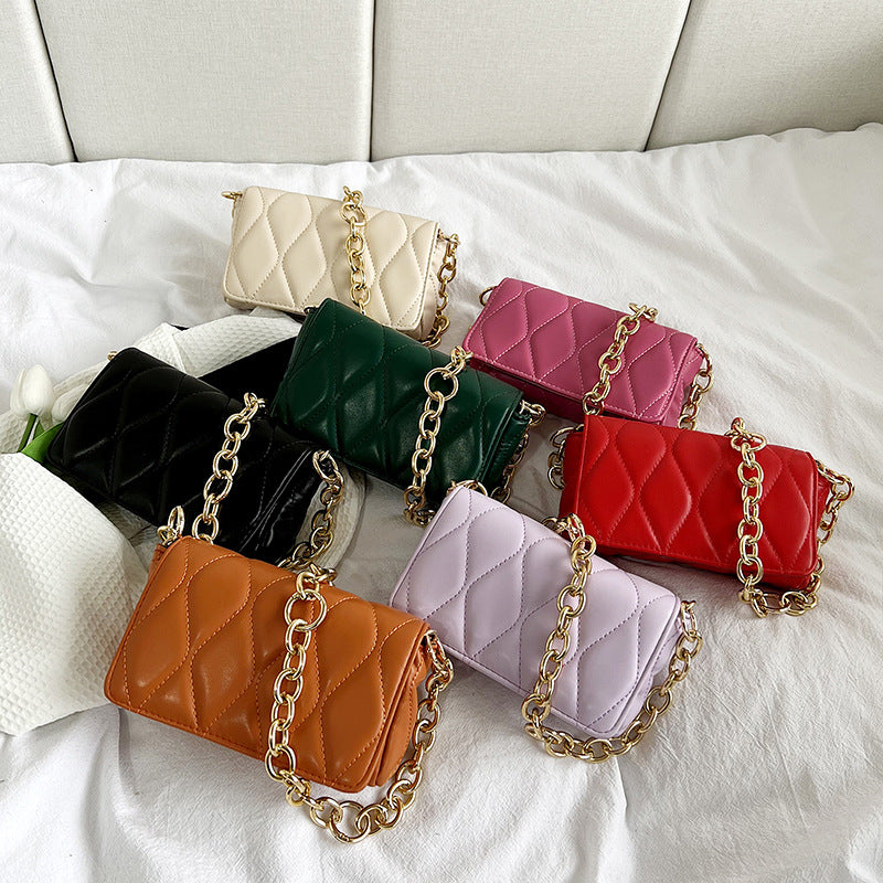 New Fashion Rhombus Chain Small Square Bag Casual All-matching