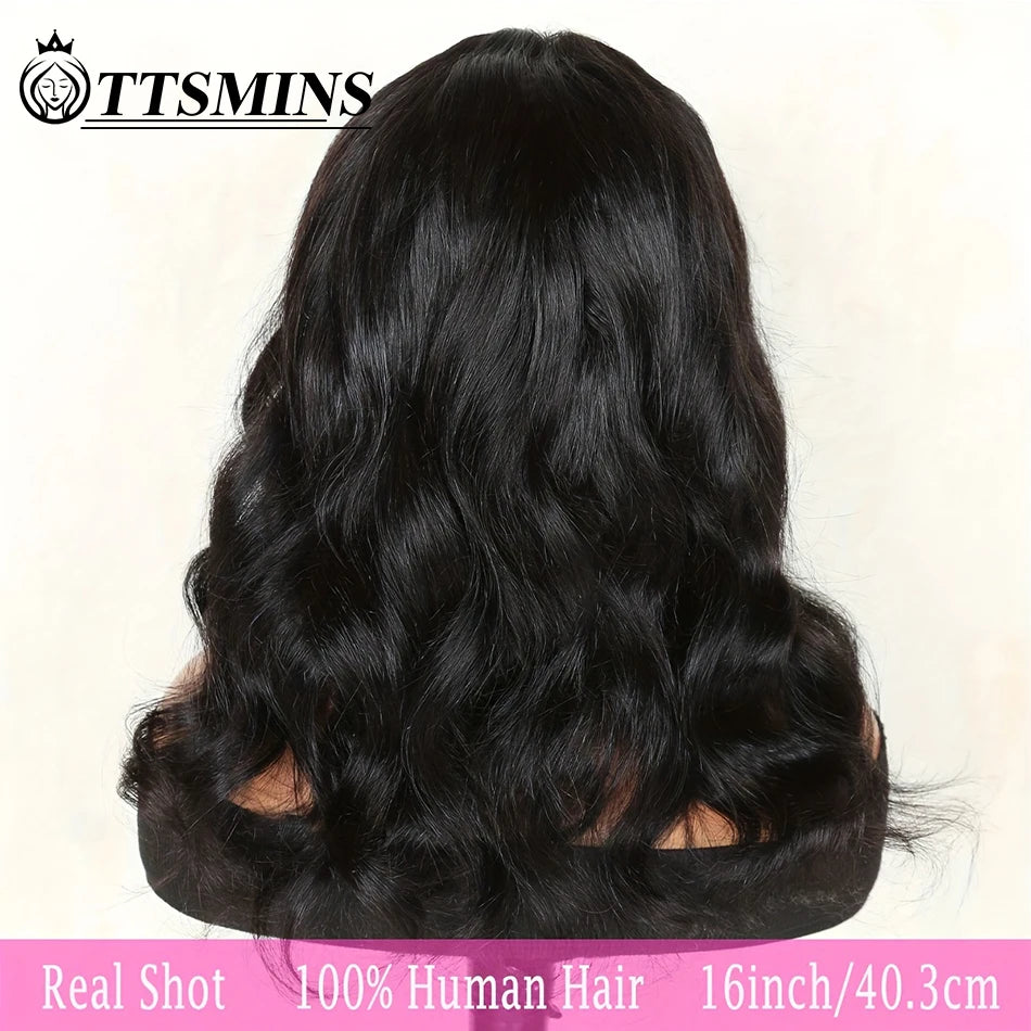 Bob Wig Human Hair Loose Body Wave Lace Front  Human Hair