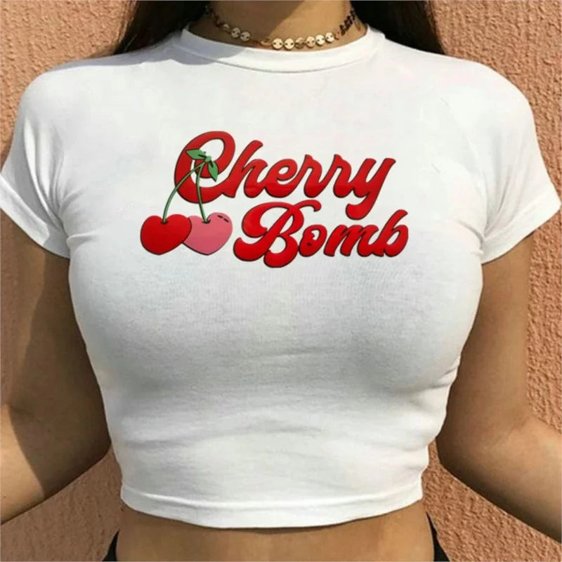 Cherry Bomb 90s crop top