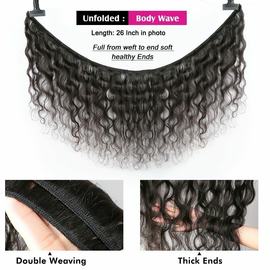 Body Wave Bundles Brazilian Hair extensions