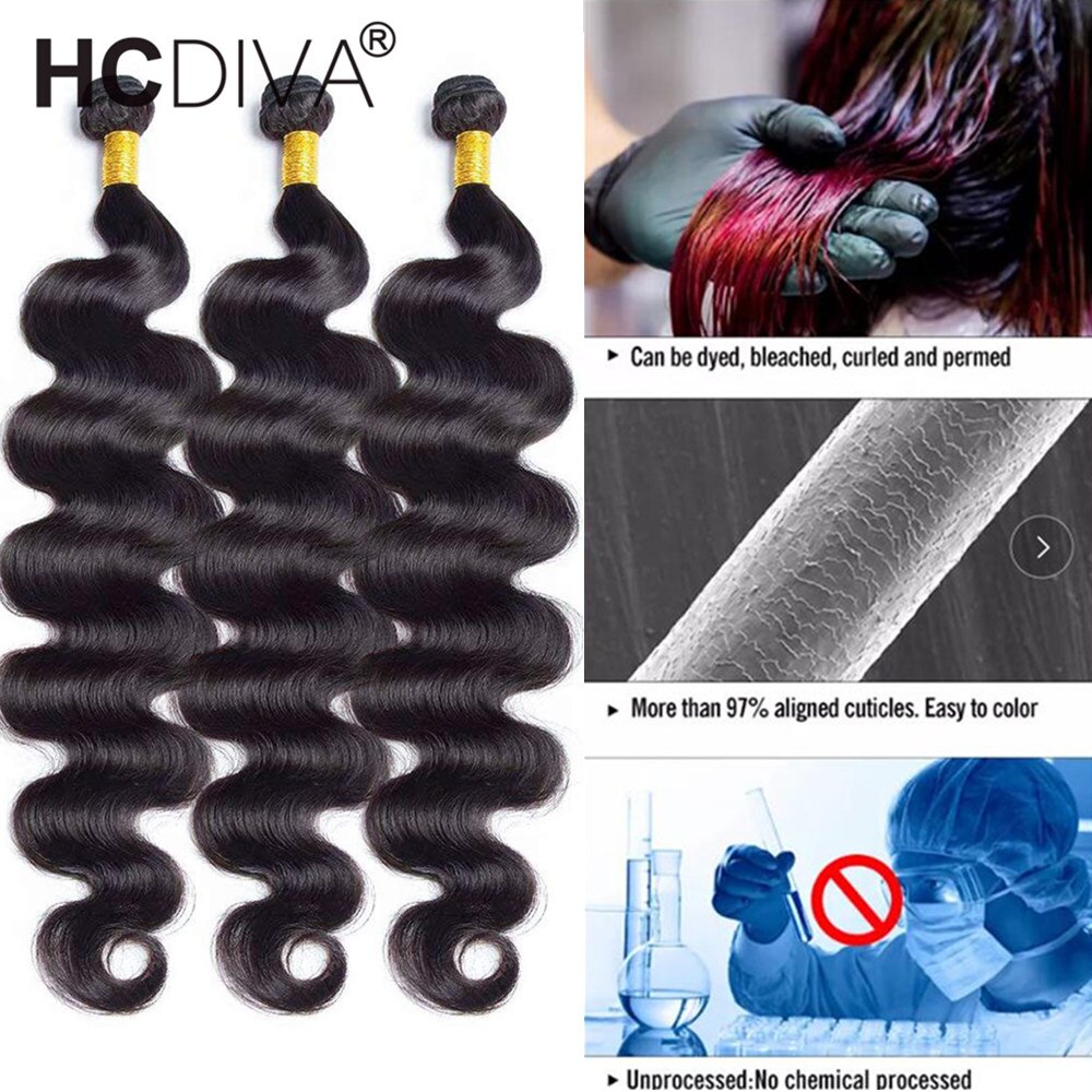 Body Wave Bundles Brazilian Hair extensions