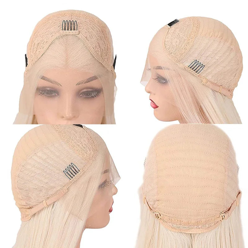 Synthetic Ginger Color Lace Front Wig