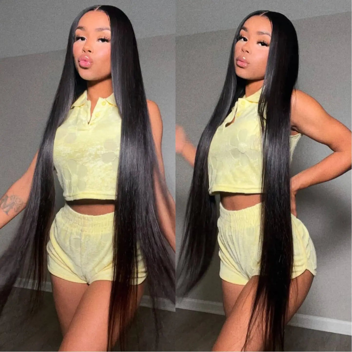 Straight Lace Human Hair Wig HD Transparent 13x4 360 Lace Frontal Wig