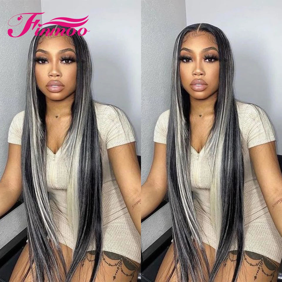 Oreo 613 Highlight Lace Front Wig Human Hair Pre Plucked