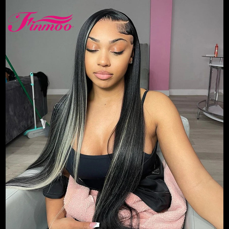 Oreo 613 Highlight Lace Front Wig Human Hair Pre Plucked