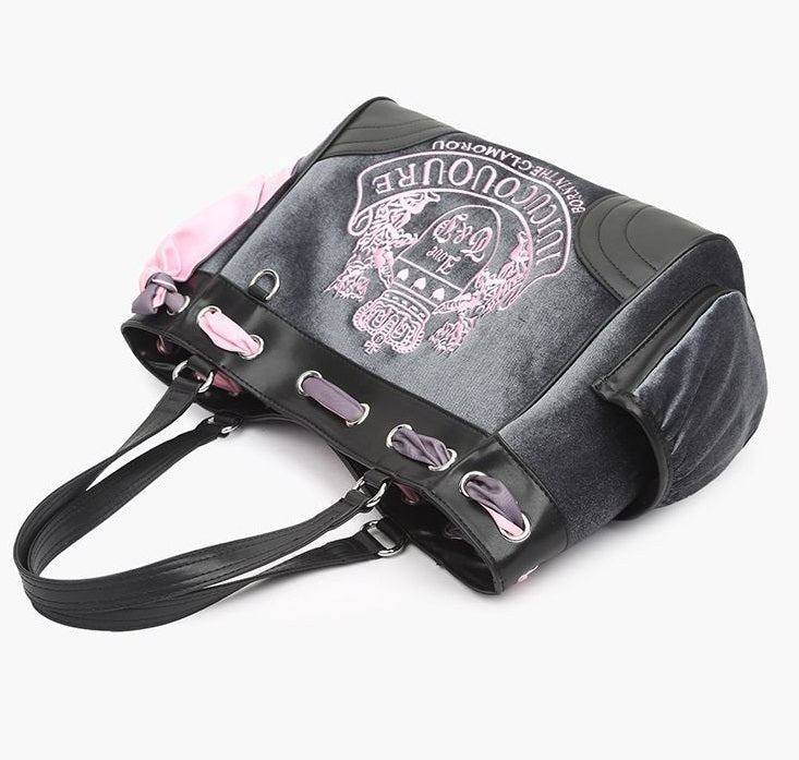 Velvet juicy couture shoulder bag