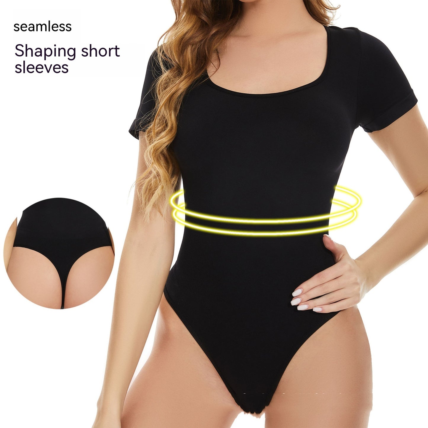 One-piece Corset Belly And Waist Shaping Shaping One-piece Seamless Short Sleeve