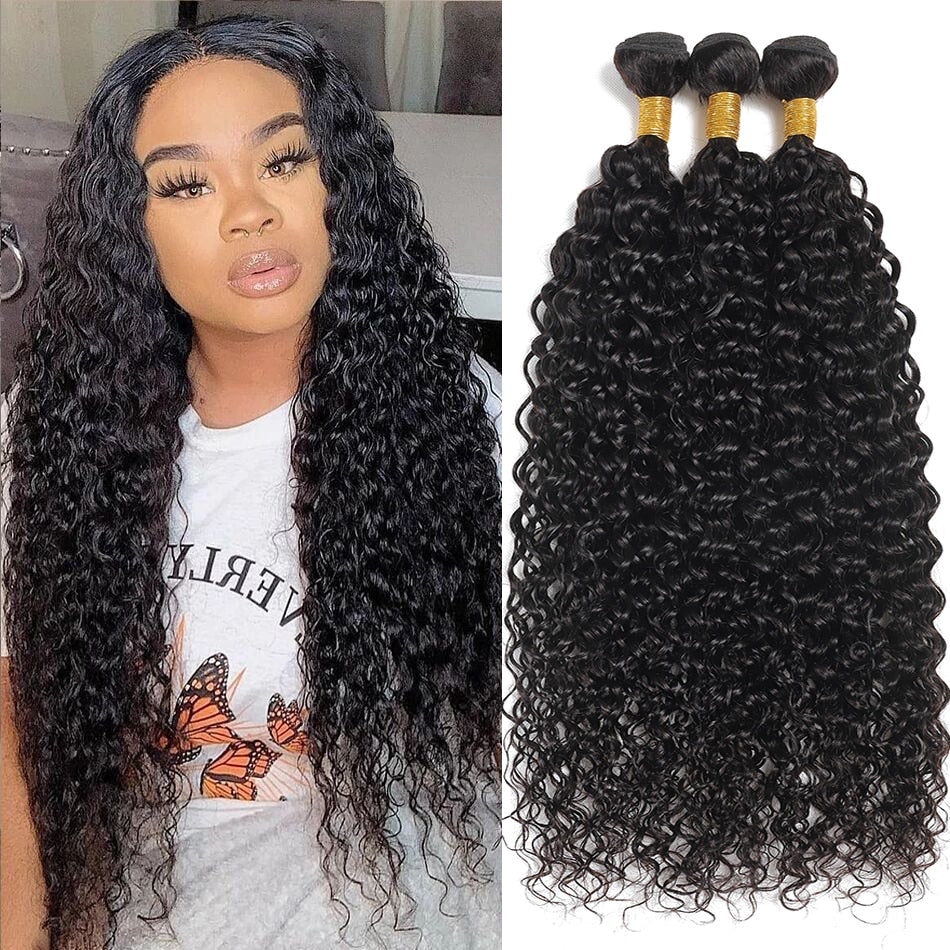 Water Wave Bundles Brazilian Human Hair Weave