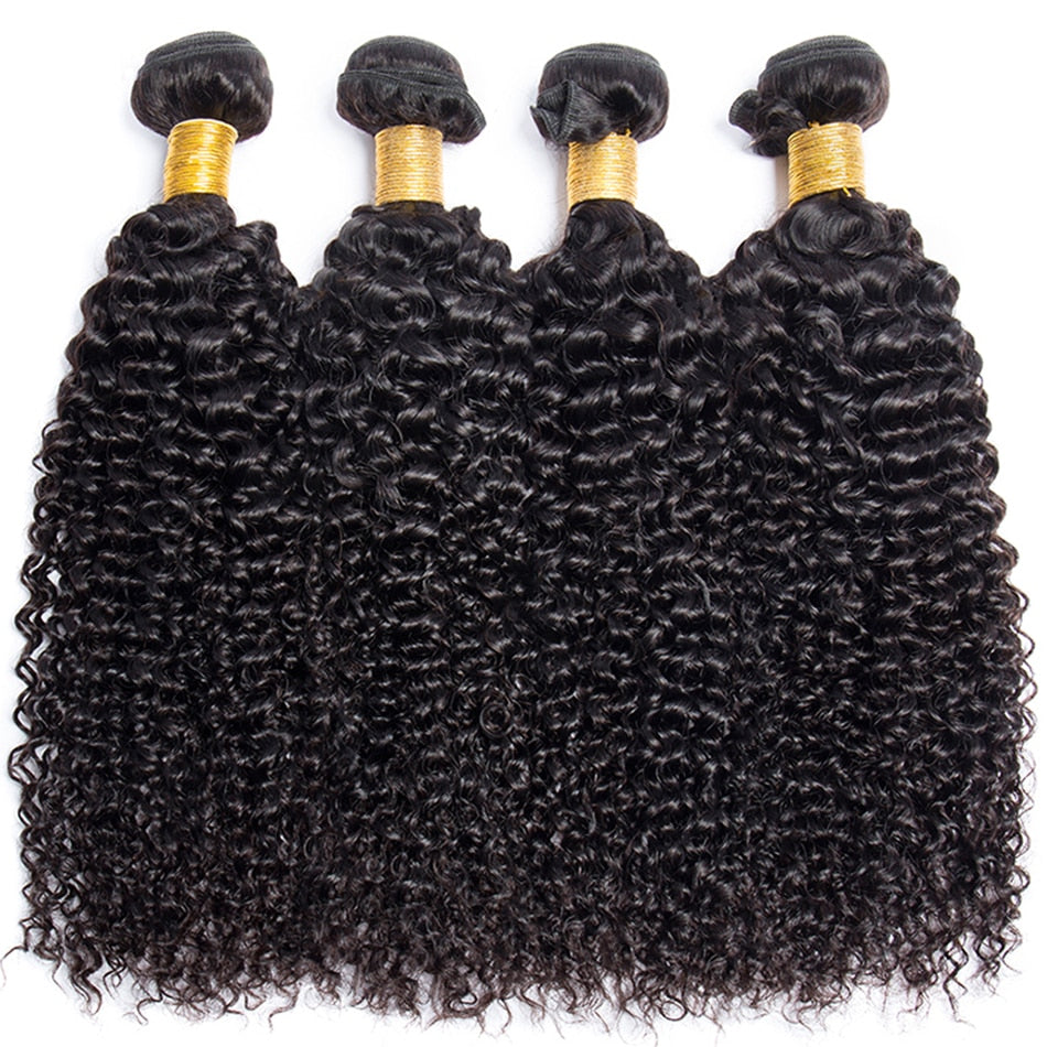 Raw Brazilian Hair Bundles Kinky Curly Human Hair